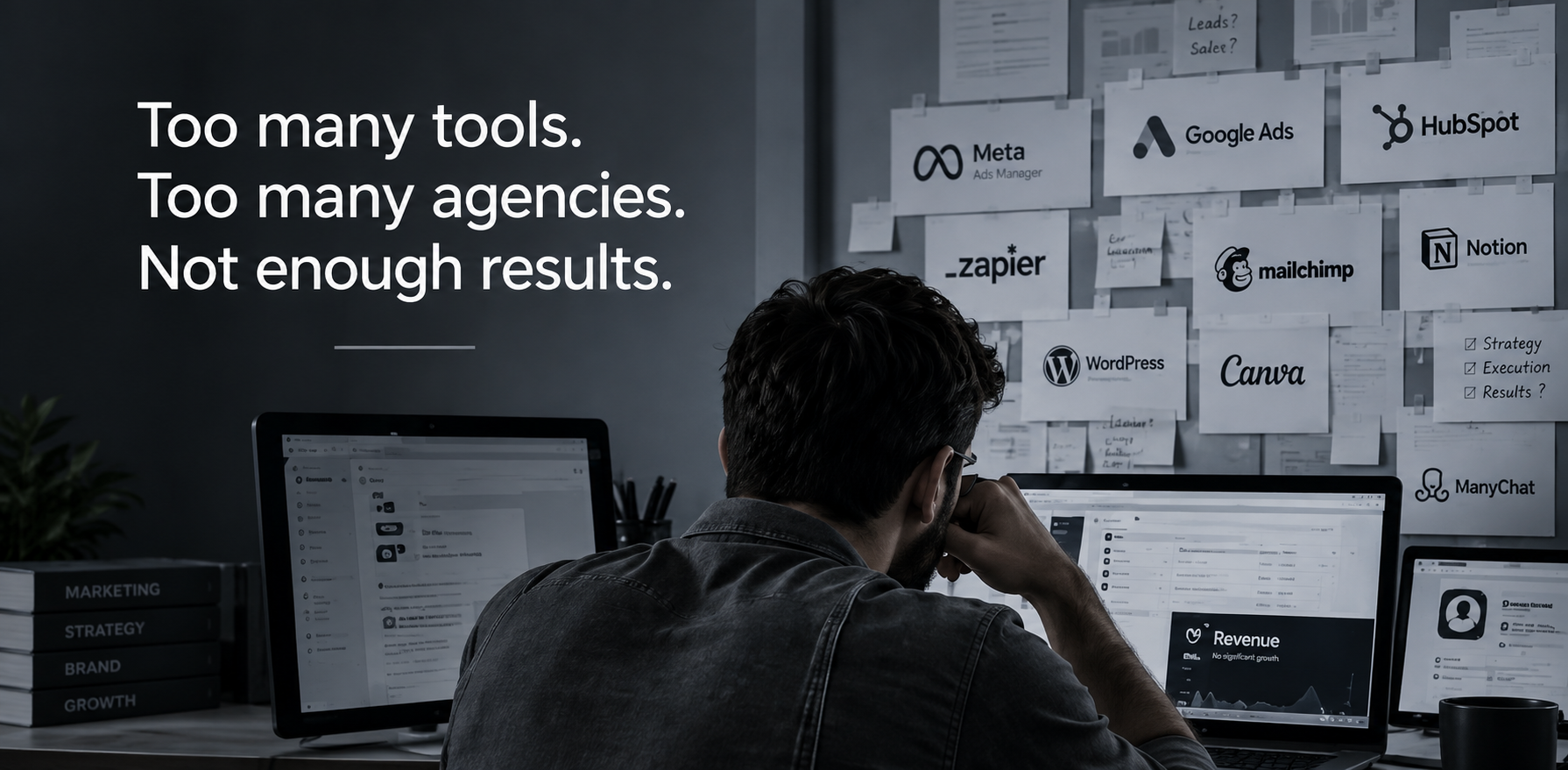 Too many tools. Too many agencies. Not enough results.